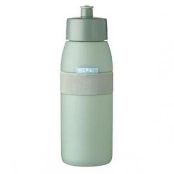 Botella Deportiva Ellipse 500 ml - Nordic Sage, Plástico, con Banda Elástica, Apta para Lavavajillas, Libre de BPA