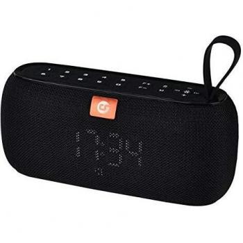 COOLSOUND Altavoz Bluetooth Clock 10W Negro