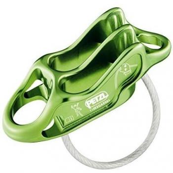 Dispositivo de Escalada Petzl Reverso 4 en Color Verde