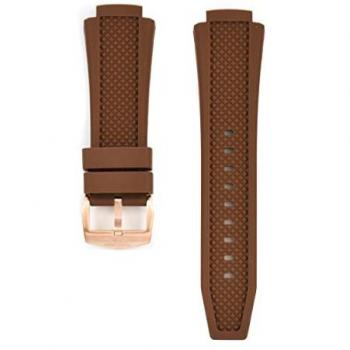 Correa para Reloj Bobroff BFS026 Marrón, Multicolor, Estándar, 15mm