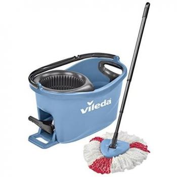 Vileda Turbo Colors Azul-Juego de fregona, Polipropileno, 48.5 x 27.5 x 28 cm