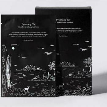 Pyunkang Yul Black Tea Revitalising Mask Pack Set 25ml x 10 pcs - Cosmetics