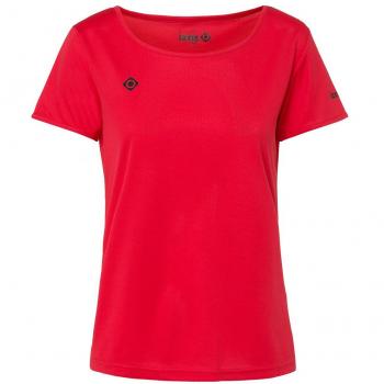 Izas Adaia II Camiseta de Manga Corta, Mujer, Rojo