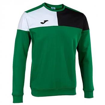 Sudadera Crew V Hombre Joma Verde Negro Blanco