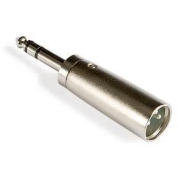 Adaptador de audio Jack 6,3 mm estéreo macho a XLR macho Fonestar SM-571