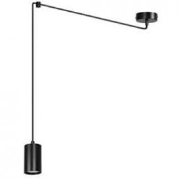 Lámpara de Suspensión Traker, Acero Negro con Recubrimiento de Polvo, 300x300x8 cm