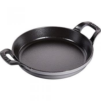 STAUB Fuente Redonda apilable, Hierro Fundido, Gris Grafito, 20 cm