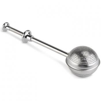 Filtro para Infusiones Quttin Plateado Acero Inoxidable con Pulsador