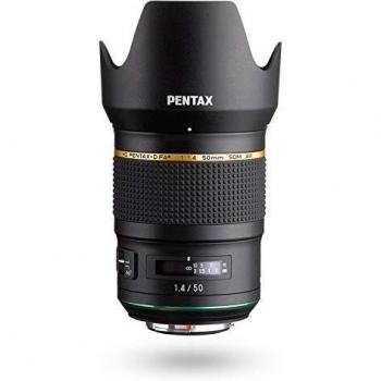 PENTAX HD -D FA 50 mm F1.4 SDM AW Single-Focus Standard Lens of Star-Series Lens with Lens Coating Technologies Extra-Sharp, High-Contrast Images Free of Flare and Ghost Images