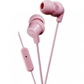 JVC HA-FR15-LP-E - Auriculares in-Ear con Mando a Distancia y micrófono, Color Rosa