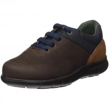 Gorila Free Play, Zapatos de Cordones Oxford para Niños, Marrón, 28 EU