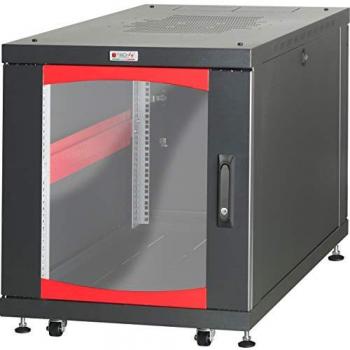 19 12U Under-Desk Server Rack Cabinet 600x1000 Black