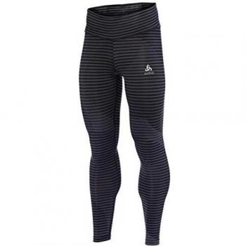 Odlo AOP SS20 - Mallas para Mujer, Color Negro