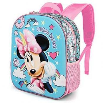 Karactermania Minnie Mouse Unicornio - Mochila 3D Pequeña, Multicolor