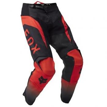 FOX Pantalones de Cross 180 Lean EXTENDED Rojo Fluorescente 38 Unisex para Adultos