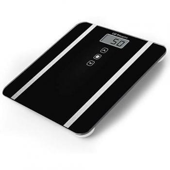 Orbegozo PB 2217 - Báscula de baño digital, memoria hasta 10 usuarios, táctil, indicador de sobrecarga y batería baja, pantalla LCD, 180 kg capacidad max.