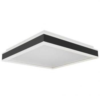 Lámpara de techo LED cuadrada regulable V-TAC 38W Triac 400x400mm color negro 4000K