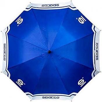 Paraguas Sparco 099068 Azul - Color Azul - Ergonómico - Apertura Automático - Empuñadura Suave