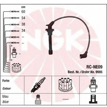 NGK 9985 Juego de cables de encendido