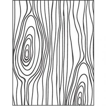 Matriz de Embossing ARTEMIO A6 - Madera - Compatible con máquinas de corte - 10 x 15 cm