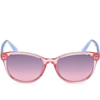 Guess Junior Polarized Sunglasses 49mm Shiny Pink Gradient/Mirror Violet