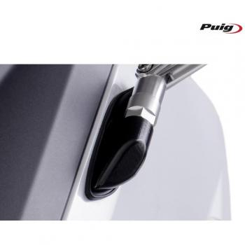 Adaptador de Espejo Retrovisor Puig Hi-Tech Negro para Carenados Unisex