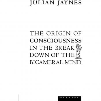 The Bicameral Mind