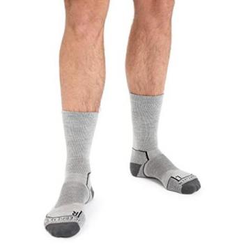 Icebreaker Hike+ Light Crew Calcetines de Merino para Hombre en Gris Claro - Talla XL