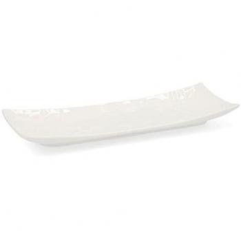 Bandeja de Aperitivos Quid Select Blanco Cerámica 20,5 x 7,5 cm (6 Unidades) (Pack 6x)
