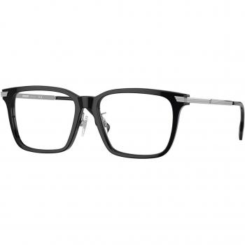 Burberry BE2378F ELLIS Asian Fit 3001 Men's Eyeglasses Black Size 55 - Frame Only - Blue Light Block Available
