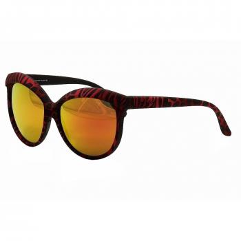 Italia Independent II 0092 ZEF.053 Women's Sunglasses Red Size 58