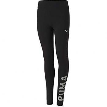 PUMA Alpha Leggings G Mallas Deporte, Niñas, Black, 128