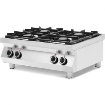 Cocina a gas Kitchen Line de 4 quemadores, modelo de mesa