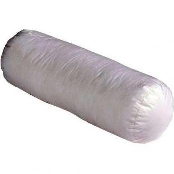 100-algodón Newpoint 6 by 16 pares Neckroll almohada, blanco