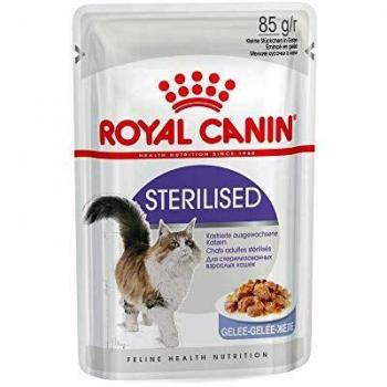 Royal Canin Sterilised, Gelat para Gatos, 85 g
