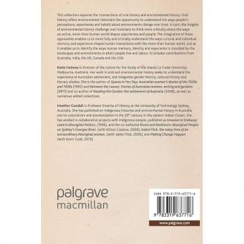 Telling Environmental Histories: Intersections of Memory, Narrative and Environment