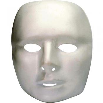 Rubies - Cara blanca de hombre, talla única, color blanco