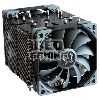 Ninja 5 Rev. B, Disipador de CPU, con diseño de torre, compatible con múltiples sockets (Intel y AMD), incluye ventilador de 120 mm, tecnología de disipación mejorada, bajo nivel de ruido y fácil instalación