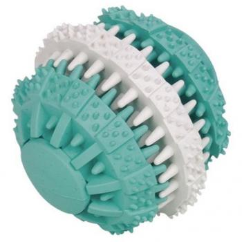Pelota de goma dental para perros Nobby con menta 6cm