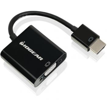 IOGEAR GVC311 Adaptador de Cable HDMI VGA + 3.5mm + Micro-USB Negro - Adaptador para Cable
