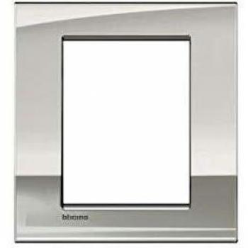 Placa Termostato BTicino Livinglight AIR Paladio 3 + 3 Módulos LNC4826PL - Diseño Impecable