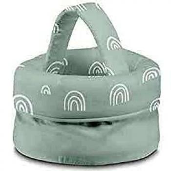 Bimbi Casual 51050206 - Cesta Botellero Happy para Habitación de Bebé, Color Verde Orgánico