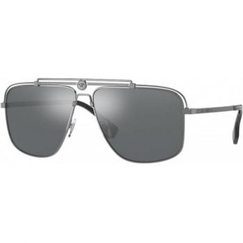 Versace VE2242 10016G Men's Square Sunglasses Grey Gunmetal Size 61