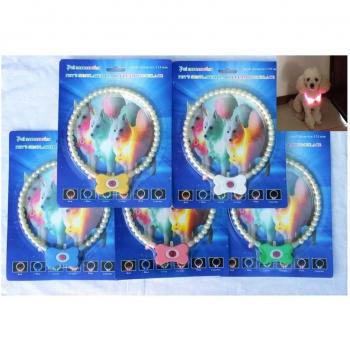 Collar LED Luminoso de Seguridad Nocturna para Perros y Gatos - Ajustable hasta 125mm