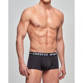 Bóxer de punto Impetus para hombre en color negro, modelo Sport Ergonomic, tamaño L