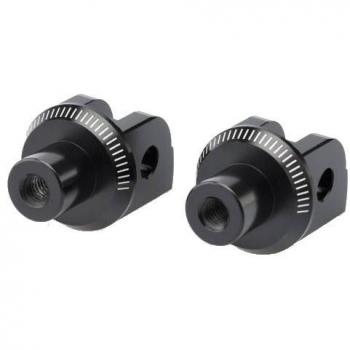 Juego de Herrajes para Estriberas Piloto Puig 6453N Negro Suzuki GSX-R1000 2005 Unisex