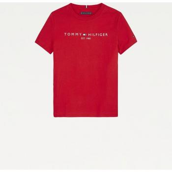 Tommy Hilfiger Kids Camiseta De Manga Corta Essential - Rojo