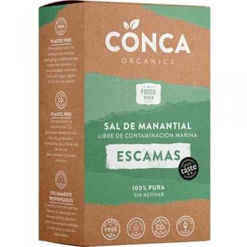 De la Conca - Caja sal BIO - Escamas blancas plastic-free 125g