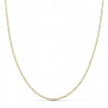 Cadena Oro 18k 60cm Eslabón 3x1 Espesor 1mm