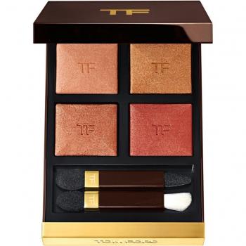 Paleta de Sombra de Ojos Tom Ford - Eye Color Quad Peach Dawn, Tono Duradero y Acabado Elegante